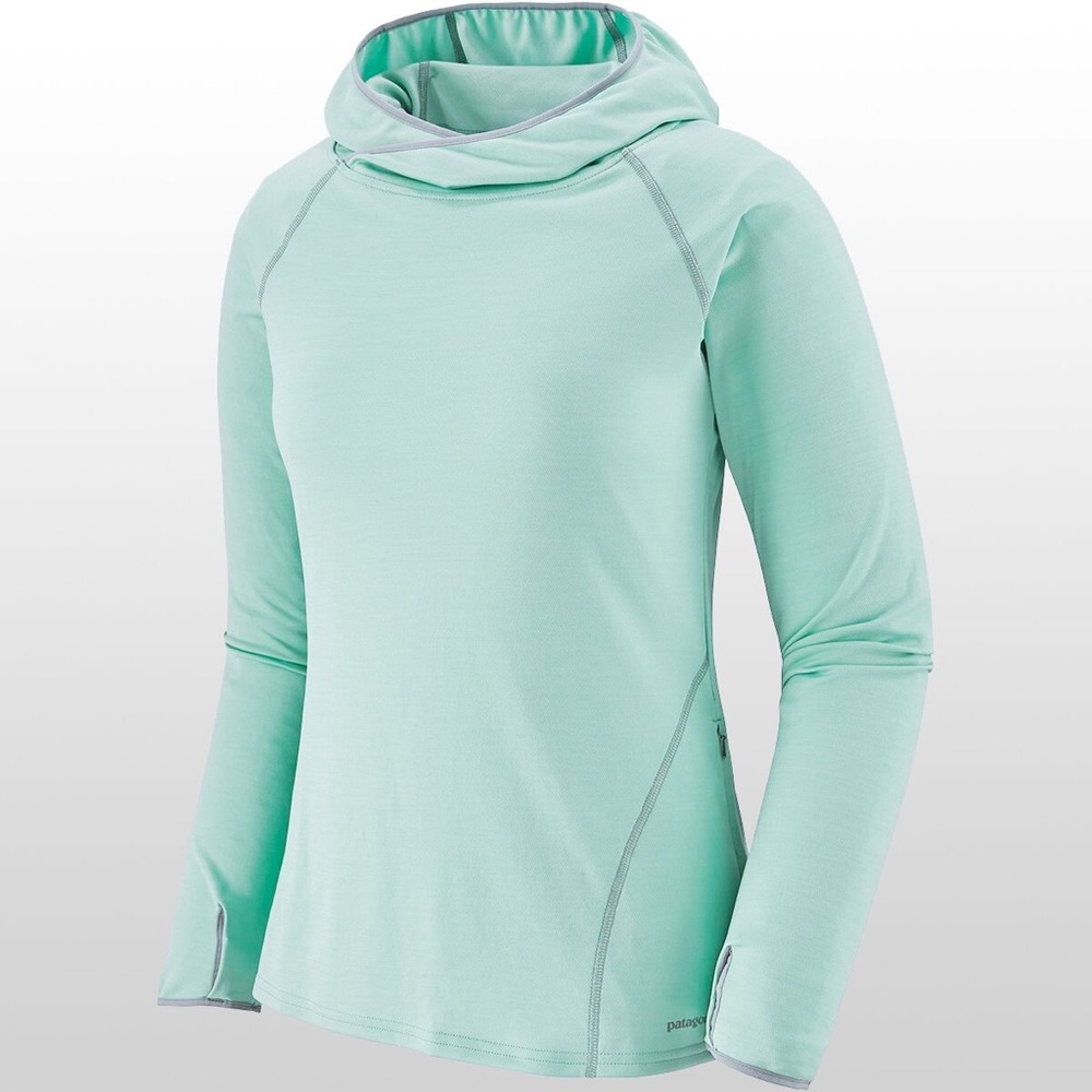 NWT Patagonia Sunshade Hoody Longsleeve in mint green, Size S